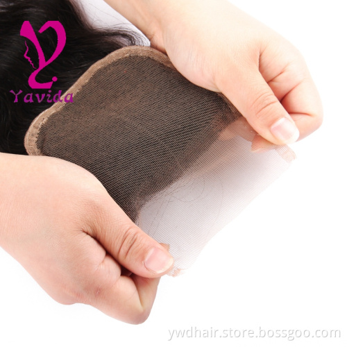 Accept Dropshipping Alibaba Express Hotsale Swiss Lace closure 4*4 / Lace frontal 13*4 with Indian Hair
